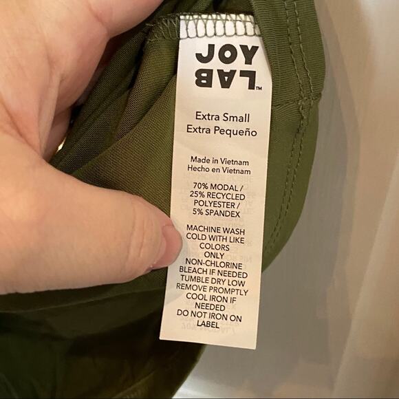 JoyLab Short sleeve Knot back workout top athlete XS - Picture 4 of 5